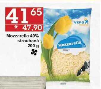 Jip Mozzarella 40% strouhaná, 200 g nabídka