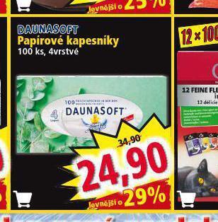 Daunasoft papírové kapesníky