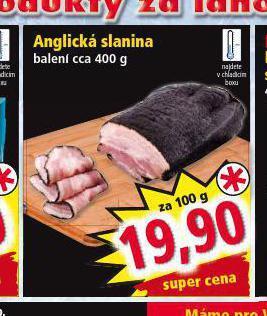 Norma Anglická slanina nabídka