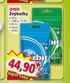 Norma Orbit žvýkačky nabídka