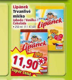 Norma Lipánek trvanlivé mléko nabídka
