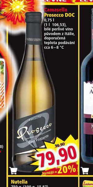 Norma Camasella prosecco doc nabídka
