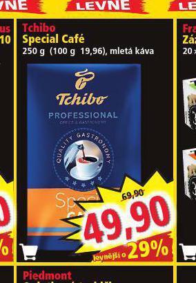 Norma Tchibo special café mletá káva nabídka