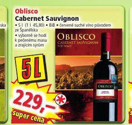 Norma Oblisco cabernet sauvignon nabídka
