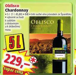 Norma Oblisco chardonnay nabídka