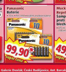 Norma Panasonic baterie nabídka