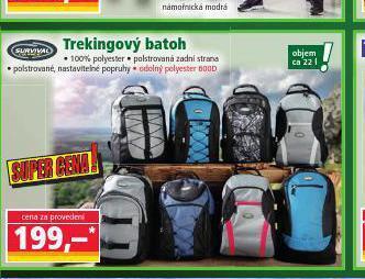 Norma Trekingový batoh nabídka