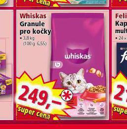 Norma Whiskas granule pro kočky nabídka
