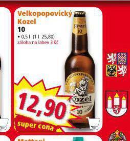 Norma Pivo velkopopovický kozel 10 nabídka
