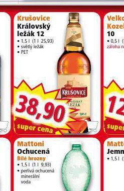 Norma Pivo krušovice 12 královský ležák nabídka