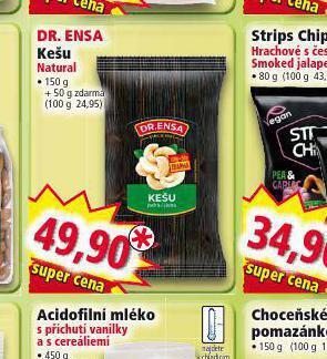 Norma Dr. ensa kešu natural nabídka