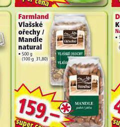 Norma Farmland mandle natural nabídka
