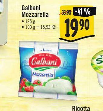 Jip Galbani mozzarella nabídka