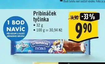 Jip Pribináček tyčinka nabídka