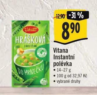 Jip Vitana instantní polévka nabídka