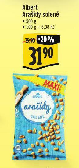 Jip Arašídy solené nabídka