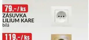 Baumax Zásuvka lilium kare nabídka
