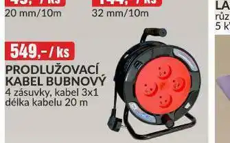 Baumax Prodlužovací kabel bubnový nabídka