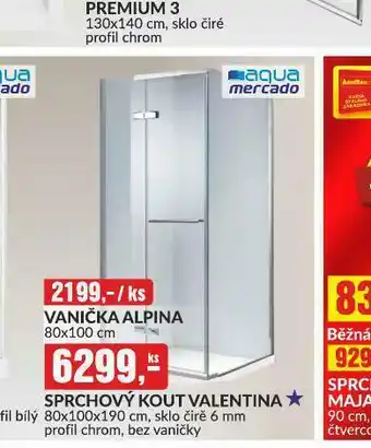 Baumax Sprchový kout vanetina nabídka