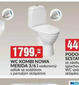 Baumax Wc kombi nowa merida nabídka