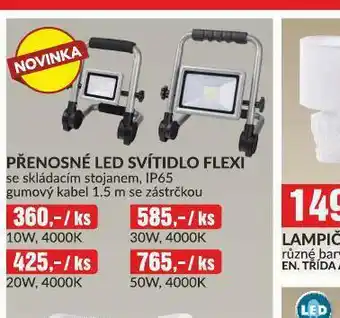 Baumax Přenosné led svítidlo flexi nabídka