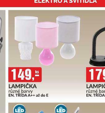 Baumax Lampička nabídka