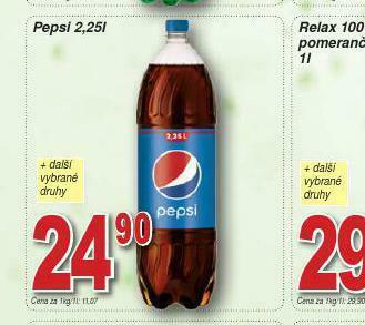 Lidl Pepsi 2,25l nabídka