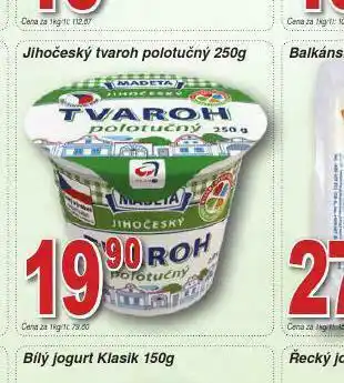 Lidl Jiohčeský tvaroh polotučný nabídka