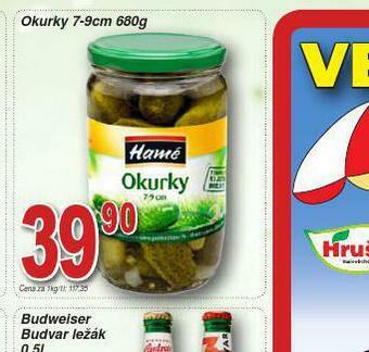 Hamé okurky 7-9 cm