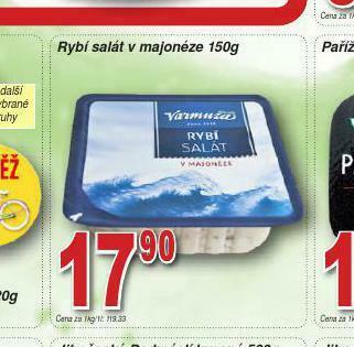 Lidl Rybí salát v majonéze nabídka