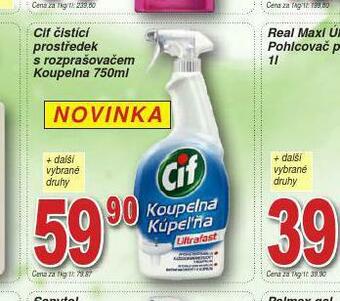 Lidl Cif čistící prostředek nabídka