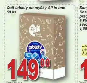 Lidl Qalt tablety do myčky all in one nabídka