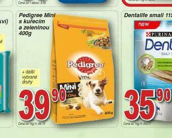 Lidl Pedigree mini s kuřecím a zeleninou nabídka
