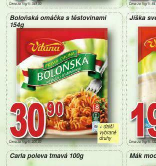 Lidl Boloňská omáčka s těstovinami nabídka