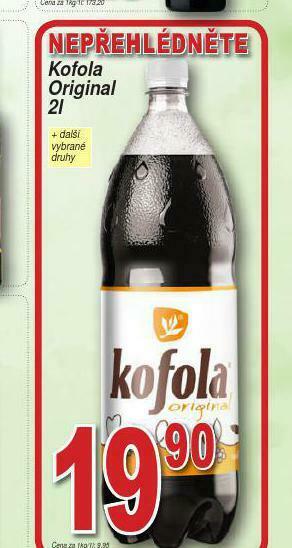 Lidl Kofola original 2l nabídka