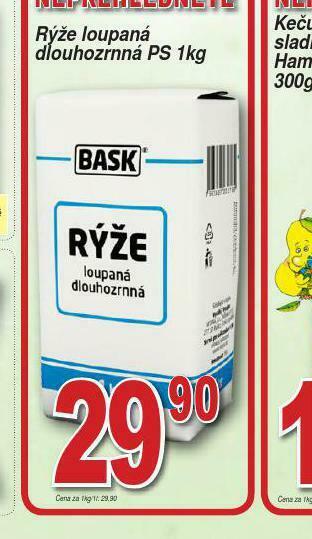 Lidl Rýže loupaná dlouhozrnná nabídka