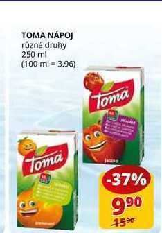 Flop Toma nápoj různé druhy 250 ml nabídka