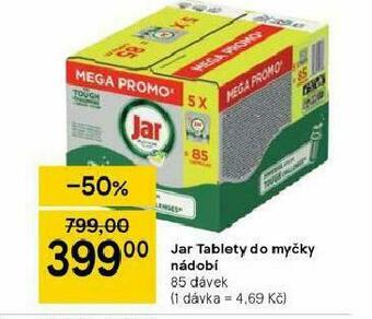 Tesco Jar tablety do myčky nabídka