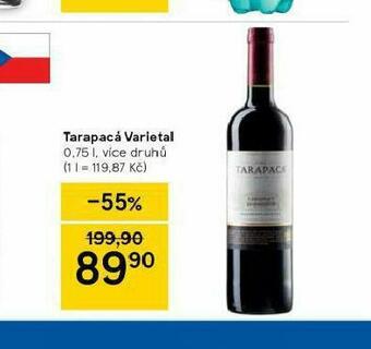 Tesco Tarapacá varietal nabídka