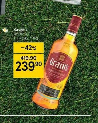Tesco Grant´s nabídka