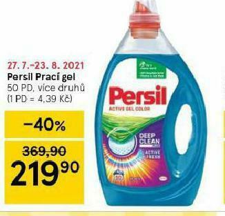 Tesco Persil prací gel nabídka