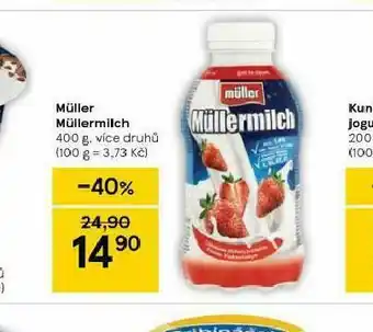 Tesco Müuller müllermilch nabídka