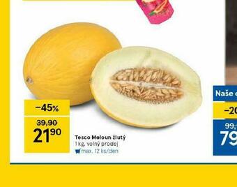 Tesco Meloun žlutý nabídka
