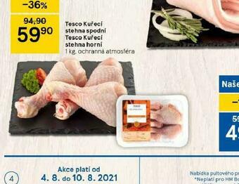 Tesco Kuřecí stehna spodní, horní nabídka