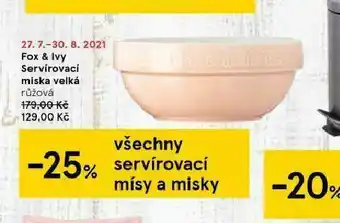 Tesco Servírovací miska velká nabídka