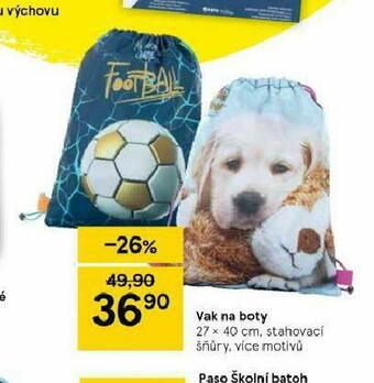Tesco Vak na boty nabídka
