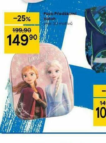 Tesco Paso předškolní batoh nabídka