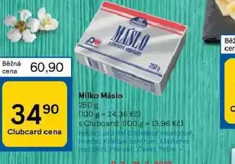 Tesco Milko máslo nabídka