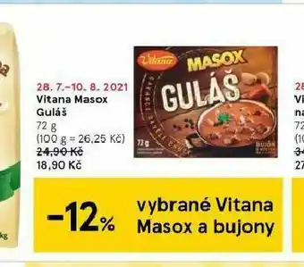 Tesco Vitana masox guláš nabídka