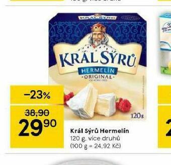 Tesco Král sýrů hermelín nabídka